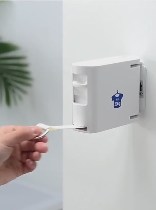 Tendero Retráctil de 4 Metros 🧺: Ahorra Espacio y Seca Tu Ropa de Forma Rápida y Eficaz 🌞