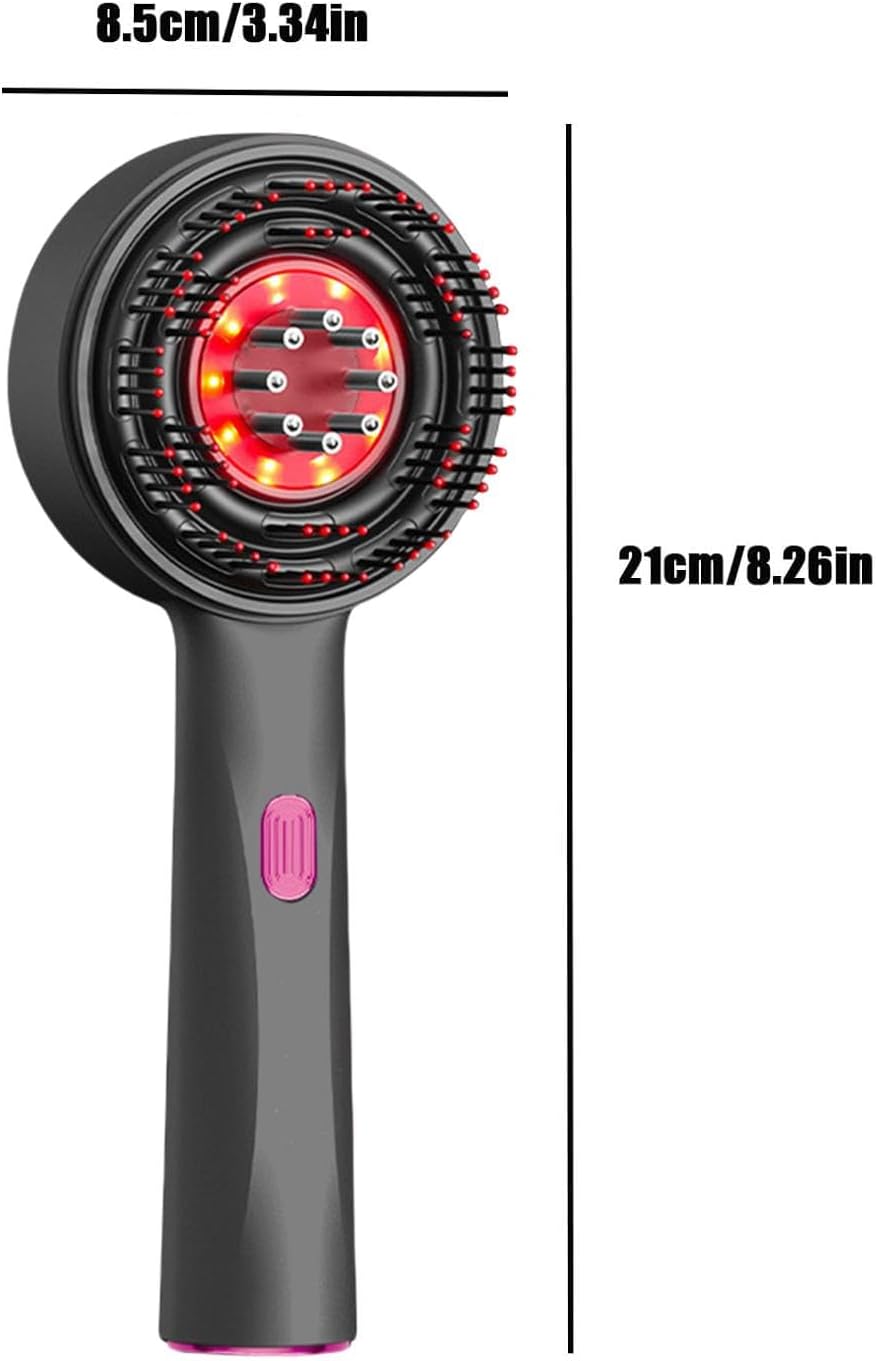 ✨ Cepillo Masajeador Capilar con Luz LED 💆‍♀️💡